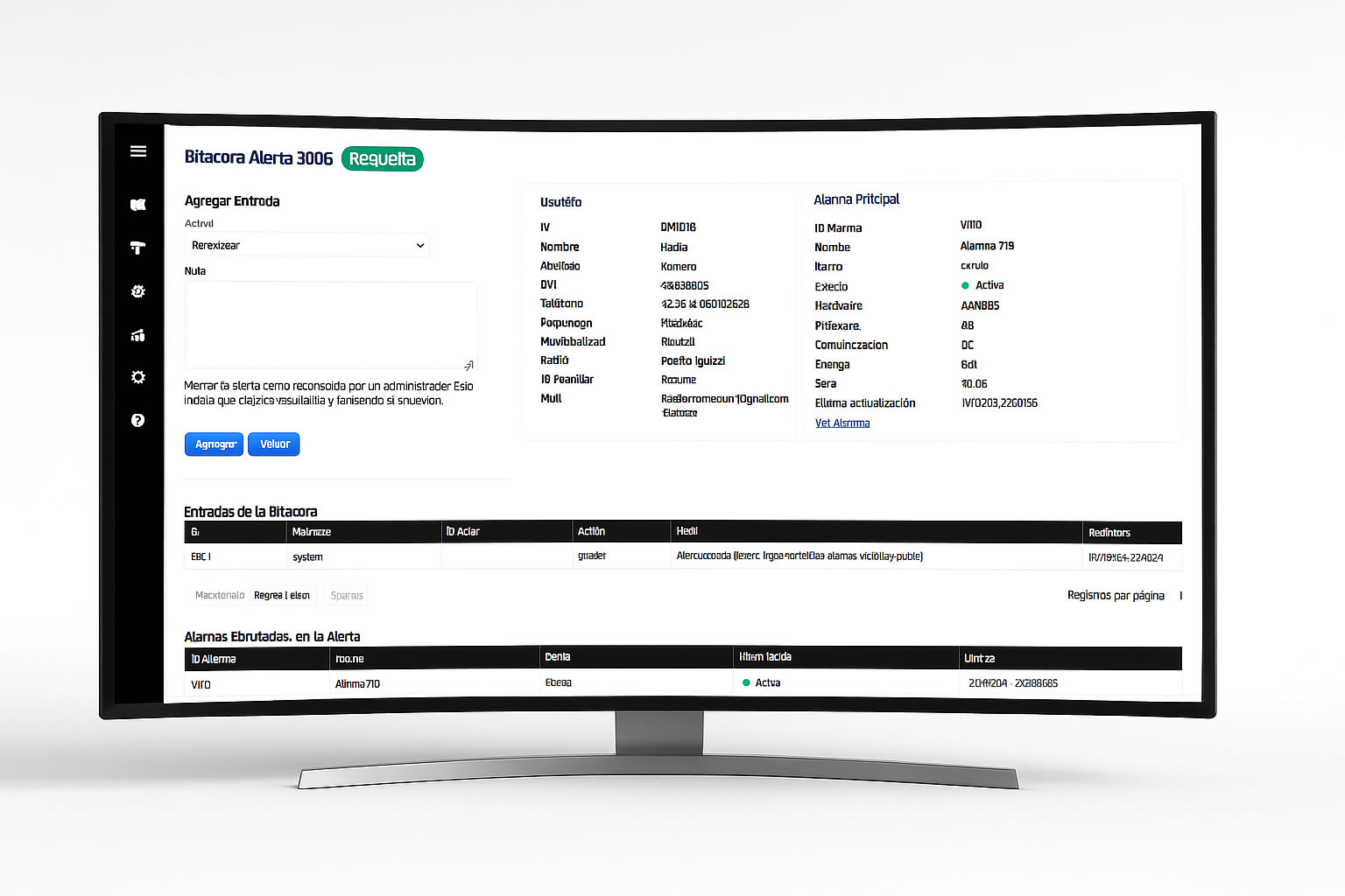 Alertas & Bitácora